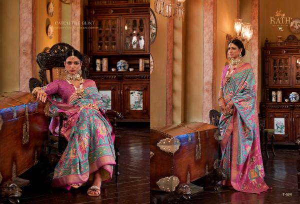 Rath Rang Mahal 1090 To 1099 Designer Tusar Silk Saree Collection